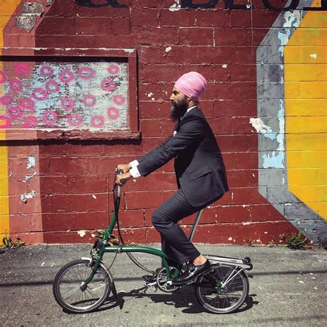 jagmeet singh bicycle.